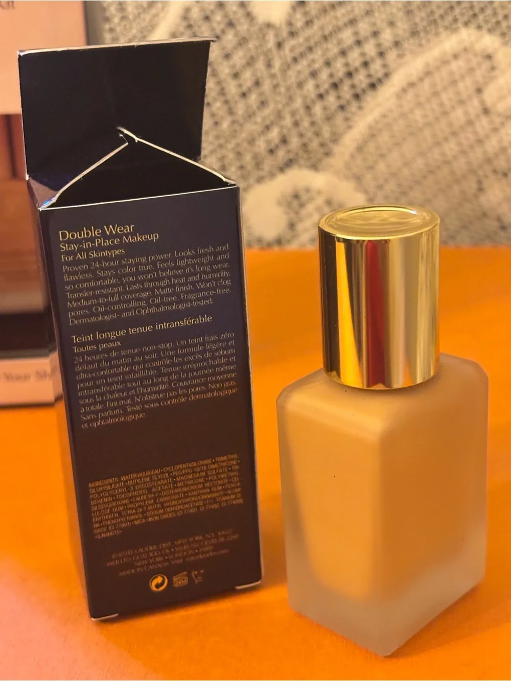 NIB Estee Lauder Double Wear Wheat 3N2 Foundation Kit